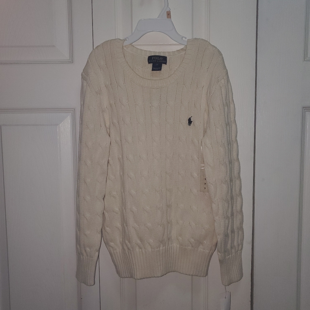 Ralph Lauren Polo Sweater Size 7 NWT